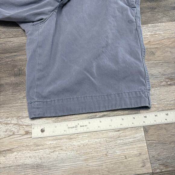 Polo Ralph Lauren Shorts Dusty Blue Mens 33x9 Relaxed Flap Pocket Golf Vintage - Picture 12 of 13